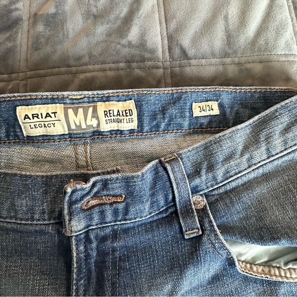 Ariat Legacy M4 Jeans Men’s 34x34 Relaxed Straight Leg - Picture 10 of 10